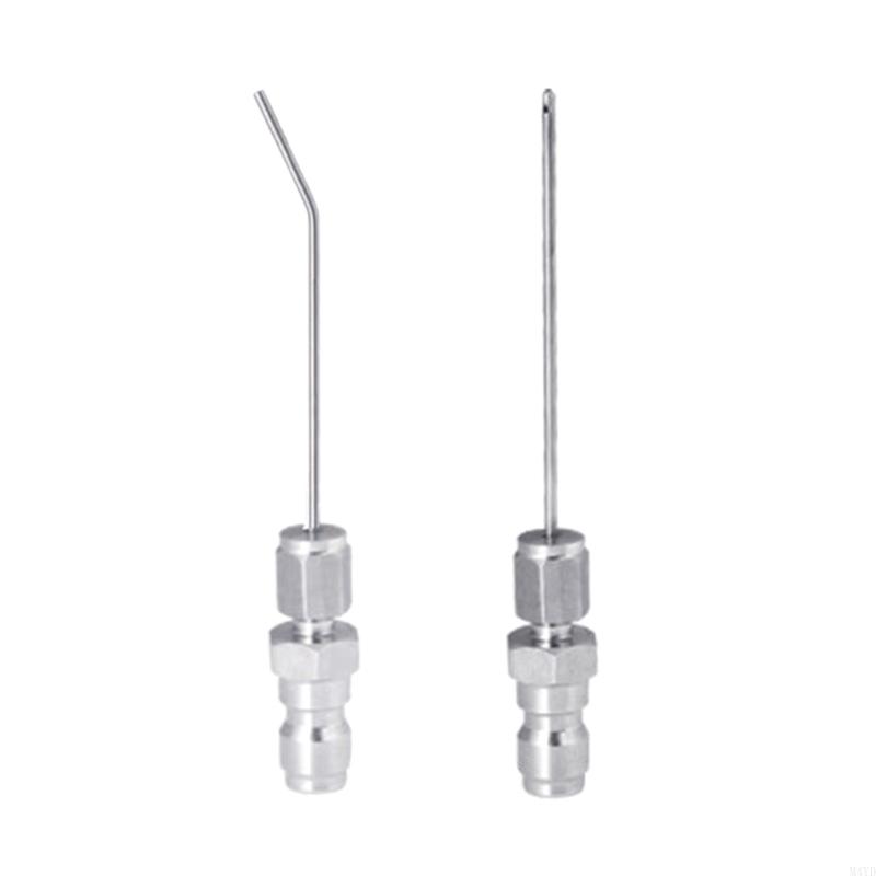 High Pressure Washer Nozzle for Washing Machine Air Conditioner Cleaning 1/4 Quick Stainless Steel Wand M4YD
