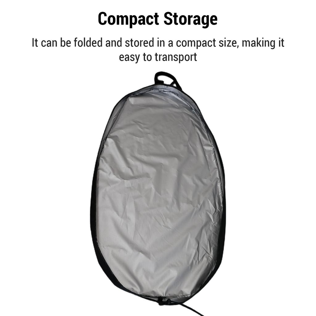 Kajak-Cockpit-wasserdichte Abdeckung, universell verstellbarer Kajak-Sitzbezug mit Kordelzug 420D