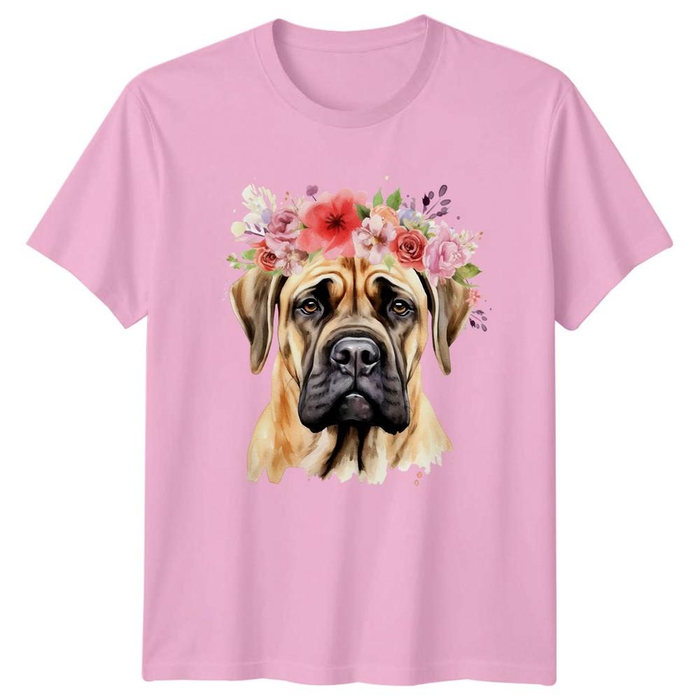 English Mastiff Dog Wearing A Unisexs TShirt Dog Lover Mothers Day Gift For Her