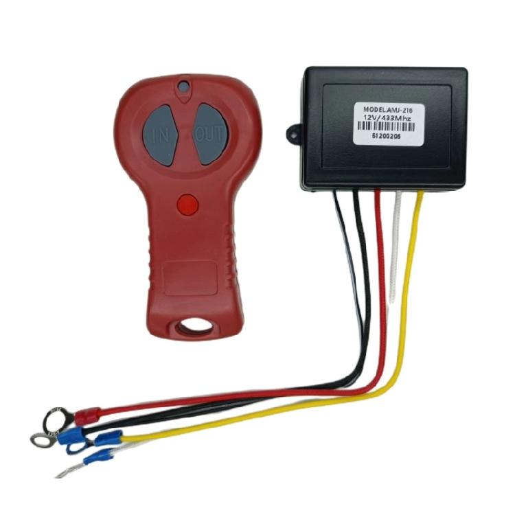 50Ft/15M Winch Control System Wireless Winch Remote Control Kit Handset Switches Controller Receiver Kit for Car ATV SUV