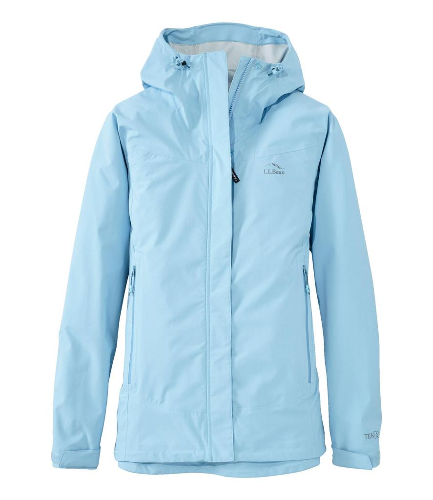 LL Bean Cresta Stretch Rain US Cascade 1000024276 Women's Jacket, Fit, Petite, S, Blue,