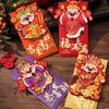 2-in-1 Door Handle Lucky Bag Traditional Red Packet Best Wishes Door Hanging  Year of The Horse