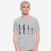Tim Burton Movie Characters T-Shirt, Edward Scissorhands Jack Skellington Mars Attacks Tee (mw-384)