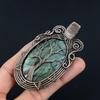 Tree Of Life Labradorite Pendant, Handmade Gemstone  999 Copper Wire Wrapped Pendant Antique Jewelry, For Gift Silver Jewelry