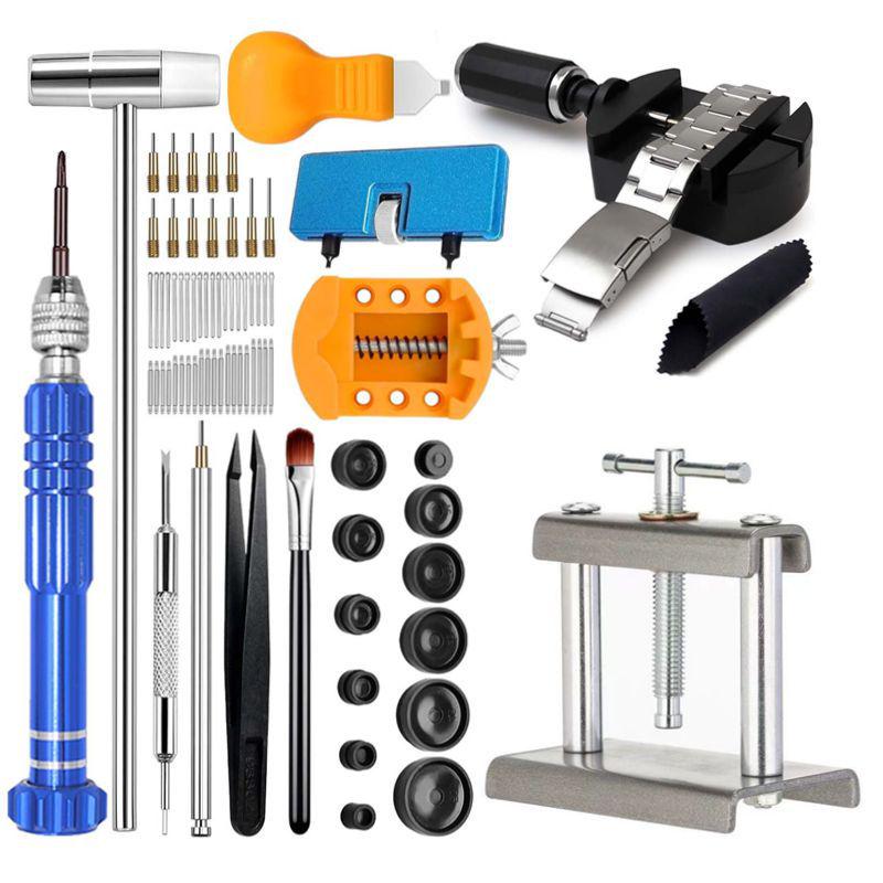 81-Piece Watch Repair & Battery Replacement Tool Set