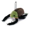 Carolata Yanbaru Langarmiger Nashornkäfer Plüschmaskottchen (Kreatur von Yanbaru mit Kette) Realistischer Insekten-Schlüsselanhänger Puppe Geschenk (Doppelt getestet)  Weihnachten