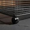 Rolling Storage Cart with Wheels, Metal Mesh Bathroom Organizer Trolley for Laundry Room