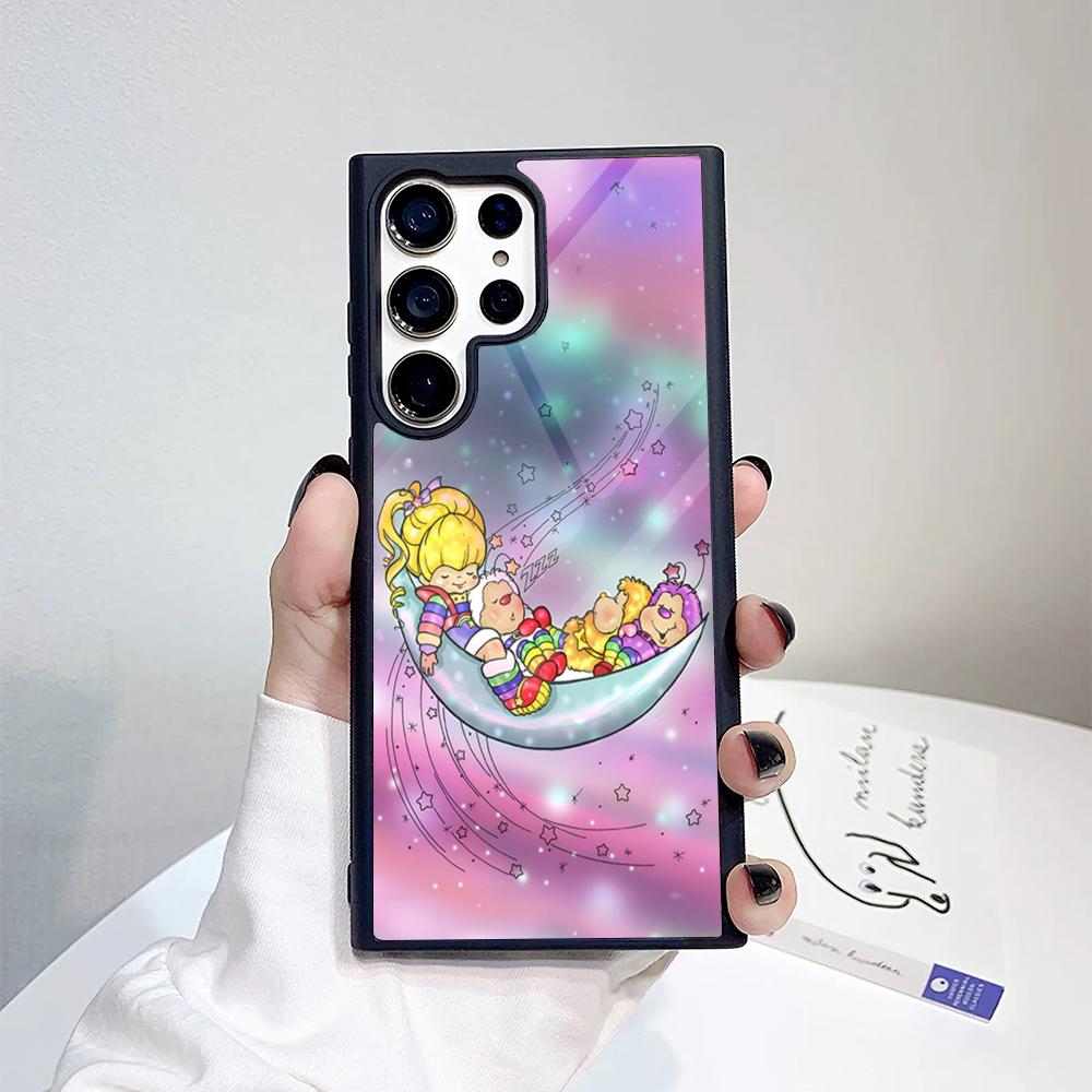Cartoon R-Rainbow Brite Phone Case For Samsung Galaxy S26 S25 S24 S23 S22 S21 S20 FE Edge Pro Plus Ultra PC+TPU Cover