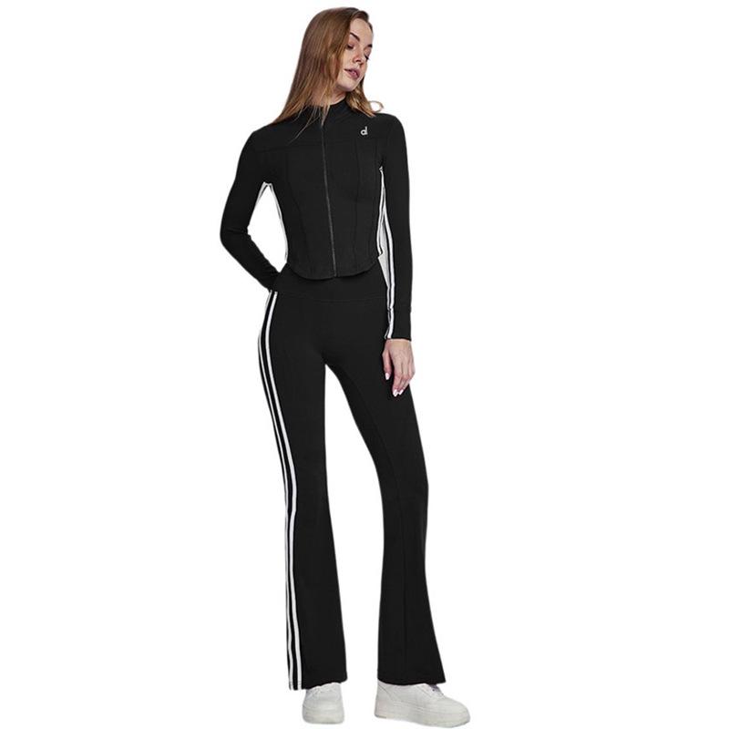 Damen Schlank geschnittene Sportjacke mit Reißverschluss zum Laufen und Yoga