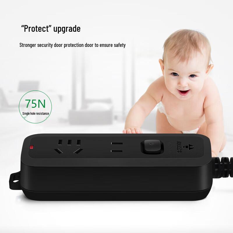 BULL 2-Outlet Master Switch Power Strip