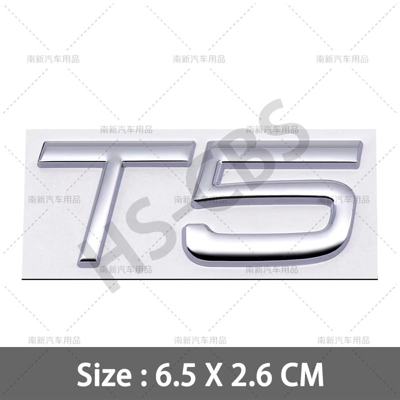 3D Metal AWD T5 T6 Logo Badge B5 B6 Emblem Car Rear Trunk Stickers For XC90 S60 CX60 S80 V40 S40 XC70 V60 XC40 V90 Accessories