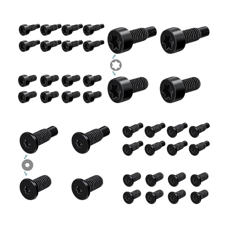 Professional Doorbell Screws 20pcs/set Replacement Security Screws Doorbell Spare Part for Video Doorbell Durable