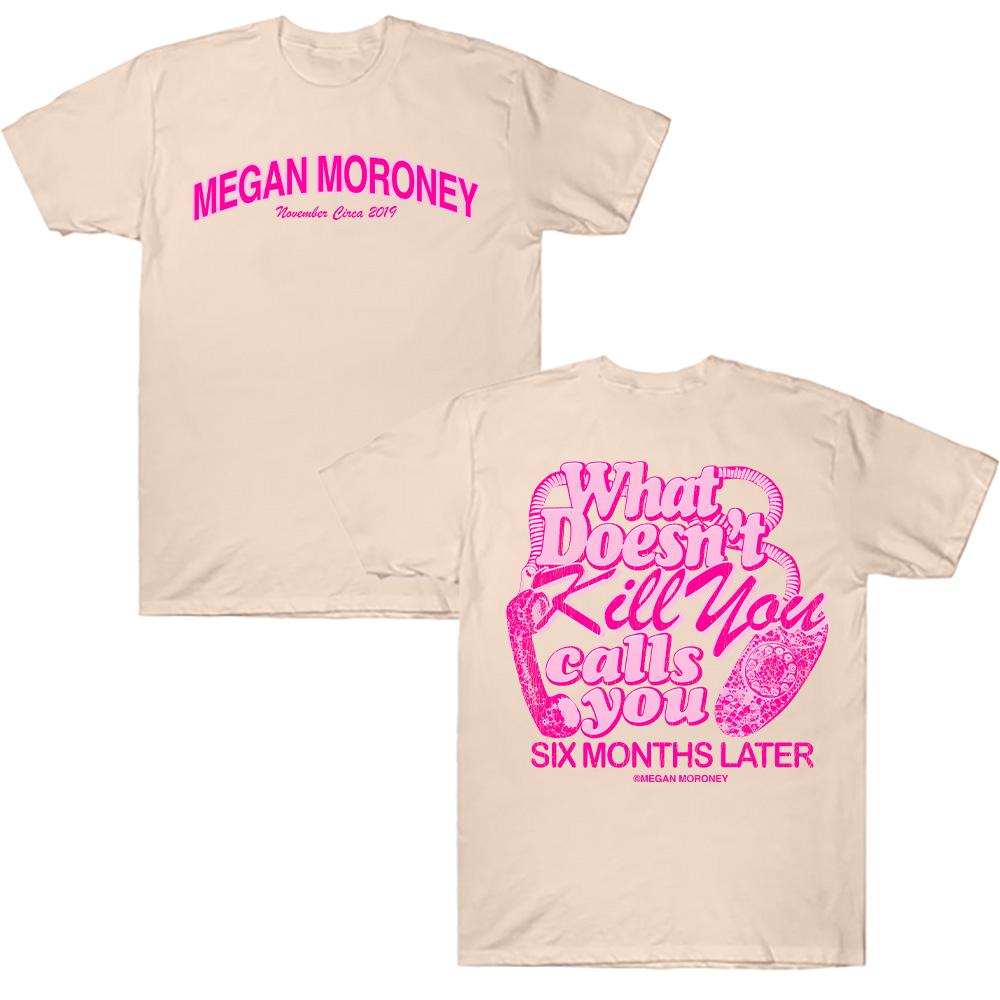 Megan Moroney 6 Months Later Tee Cotton Printed T-Shirt Men's Summer Casual Y2K Top Women Clothing Unisex Harajuku Chic Clothes