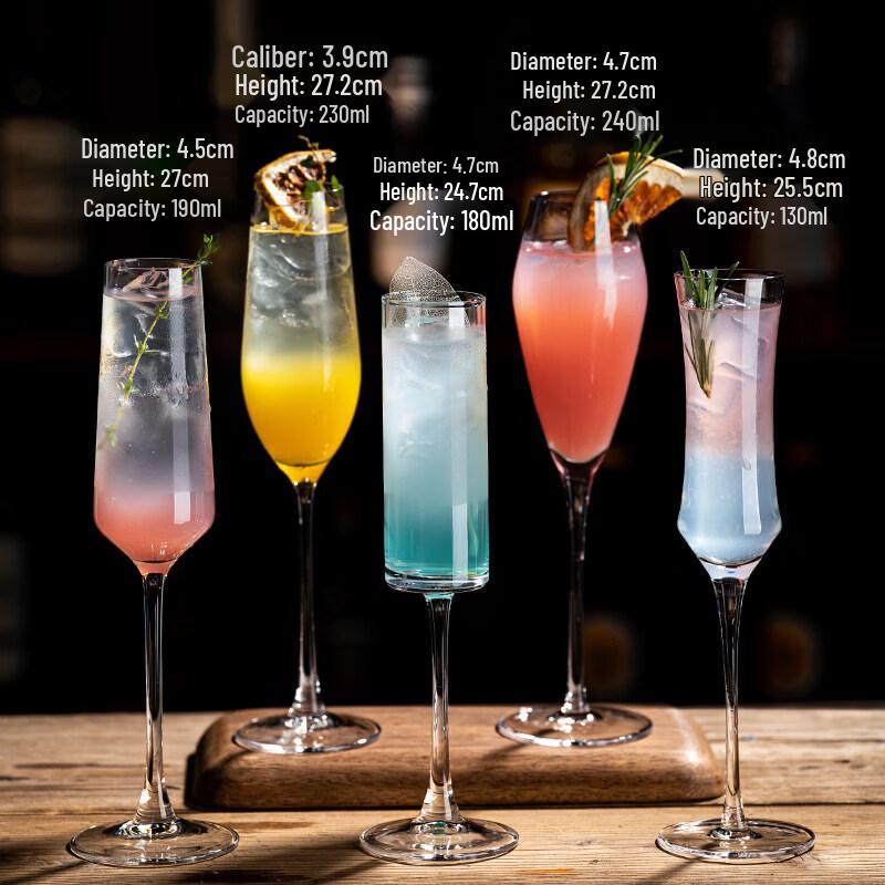 Chixing Crystal Champagne Flute Set