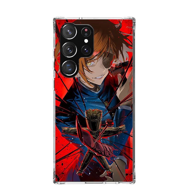 Kaisen J-Jujutsu Kugisaki Nobara Phone Case For Samsung Galaxy S25 Edge S24 S23 S22 S21 FE S20 Ultra S10 Plus + Art Customized C