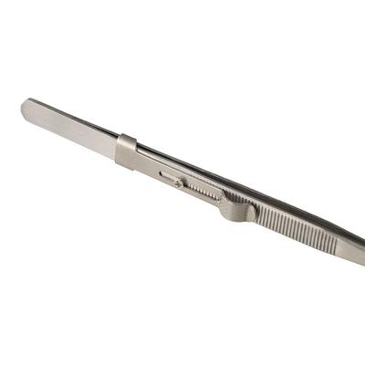 With Slide Lock Clamping Tool Stainless Steel Tweezers Adjustable Slide Lock Tweezers Jewelry Tweezers