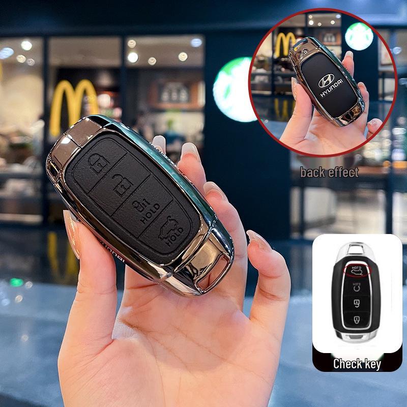 Kompatible Schlüsselhüllen für Hyundai: Festa, Elantra ix35, Tumi, ix25, Encino Modelle.
