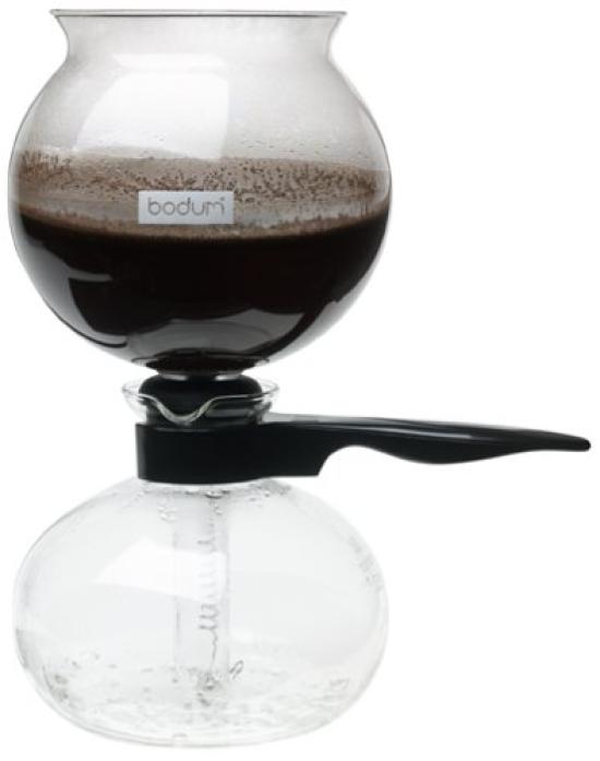BODUM Bodum Coffee Maker Siphon PEBO Pebo Siphon Coffee Maker 1000ml Black Plastic Filter Glass Beaker Direct Fire Coffee [Genuine Product] 1208-01