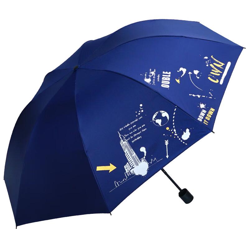 Portable 3-Fold UV Protection Sun/Rain Umbrella