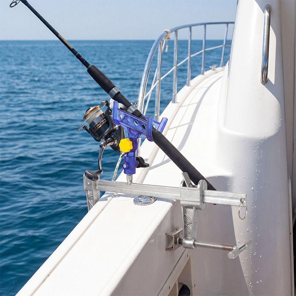 Adjustable Fishing Rod Racks Heavy Duty Fishing Rod Stand Quality Clamp-on Rod Holder Bridge