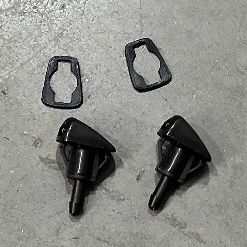 Car Universal Front Windshield Wiper Nozzle Water Fan Spout Cover Washer Outlet Adjustment Jet Sprayer Sprinkler