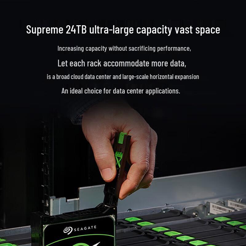 Seagate Exos X24 16TB Enterprise SATA Hard Drive