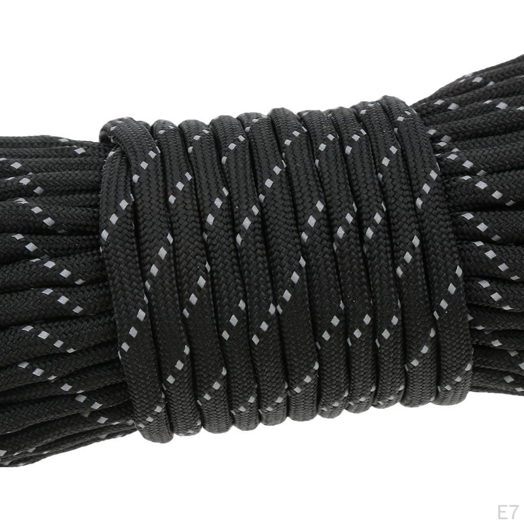 34 Yard Reflective Nylon Cord Tent Guyline Rope for Camping Canopy Awning Outdoor Packaging