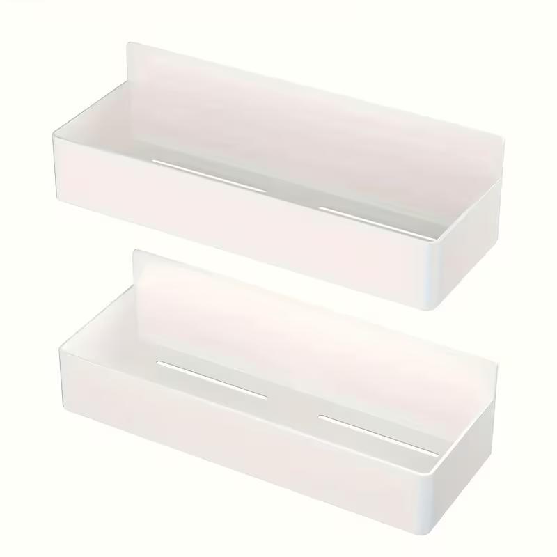 Magnetic Storage Basket Refrigerator Side Organizer Plastic Spice Rack for Kitchen Microwave Washing Machine No Drilling