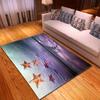 Beach Concept Landscape Living Room Carpet Bedroom Dining Room Floor Mat Pattern Size