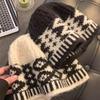 Autumn and Winter Diamond Wool Hat Korean Style Versatile Windproof and Warm Hat for Women's Retro Baotou Hat Showing Face Small Cold Hat