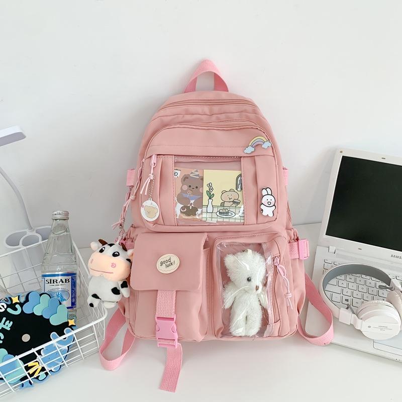 Stylish Large-Capacity Backpack for Junior High & High School Students