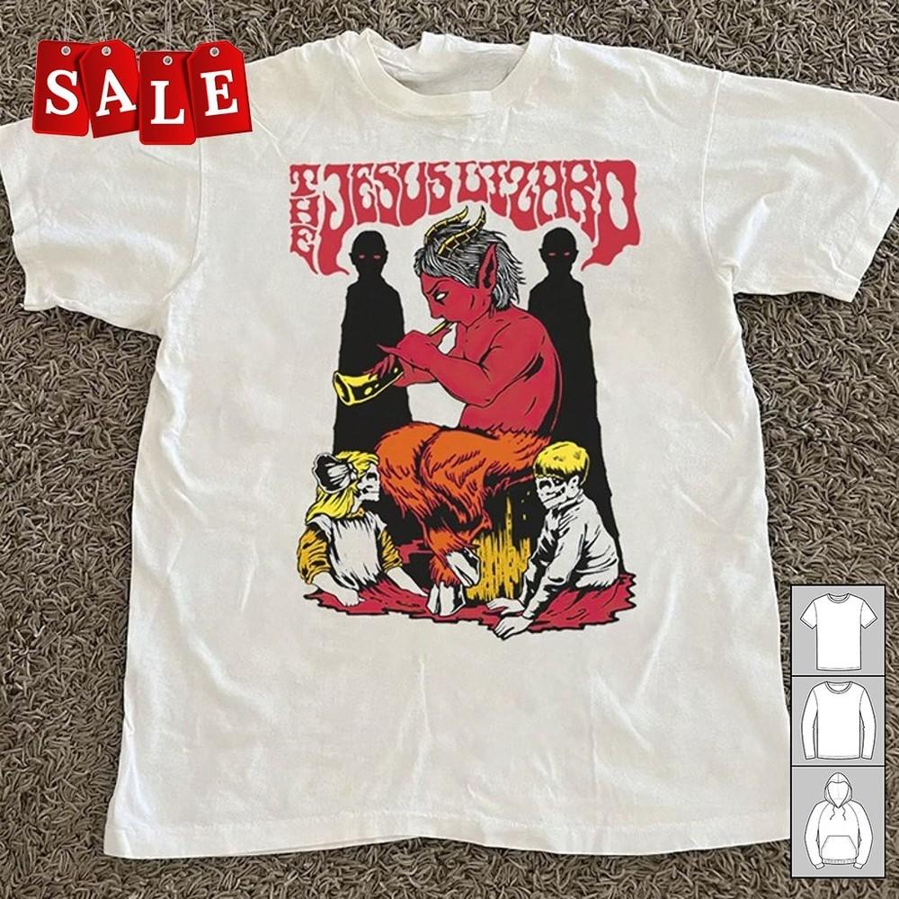 New Jesus Lizard Rock Band Christmas Gift Unisex S-5XL Shirt ZO80 Unisex T-Shirt L