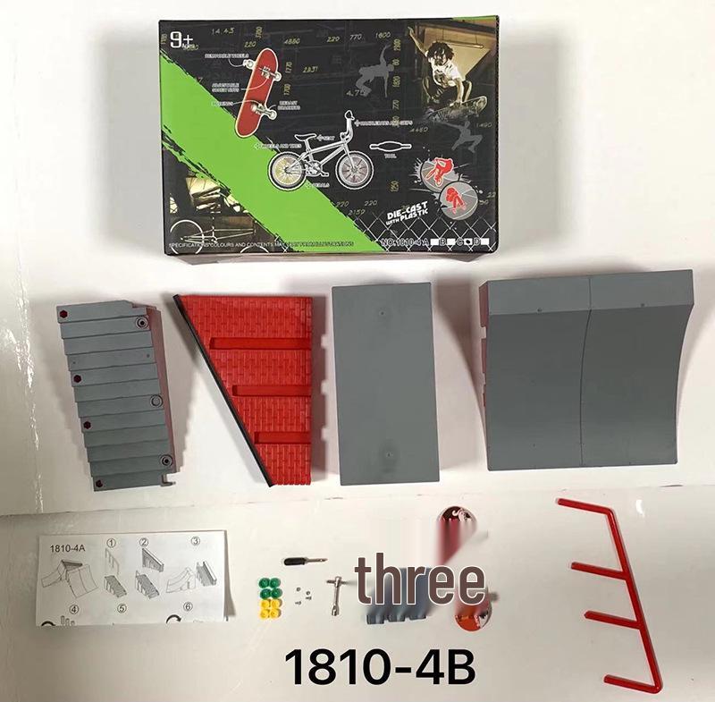 Street Stall Finger Skateboard Ramp Set - Kids' Toy & Gift for Stunt Scenes