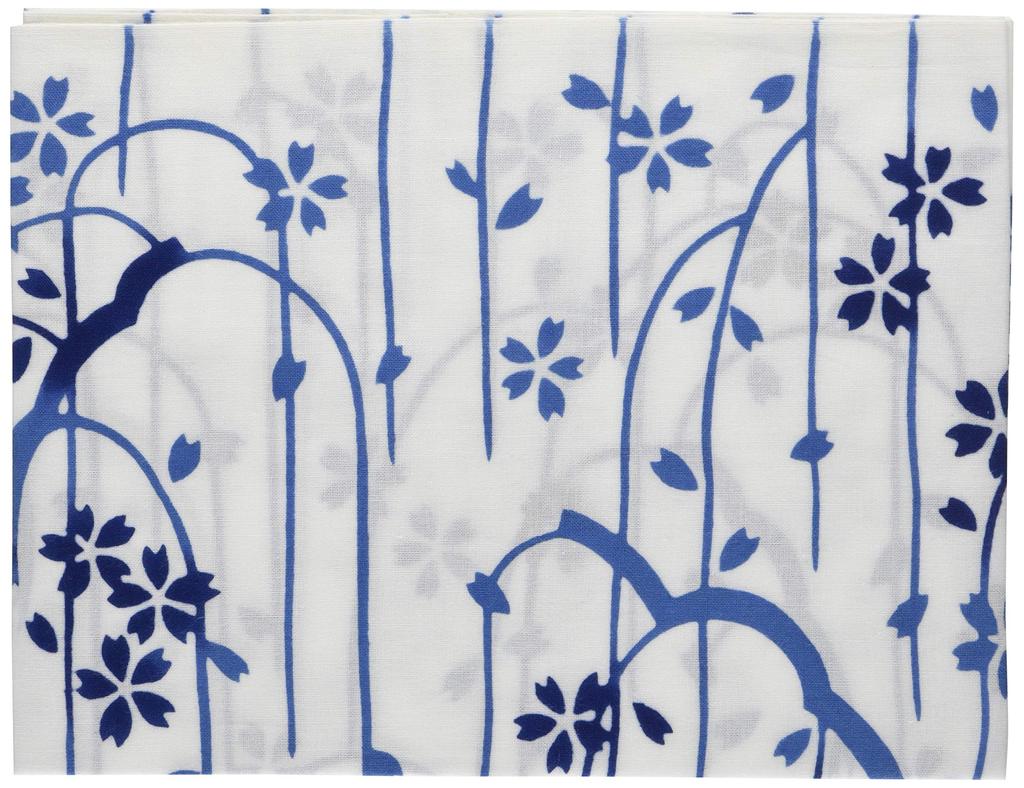 Maruzen Chusen Tenugui Hand Weeping Cherry 37 x 98 cm Towel, Blossoms, 829,