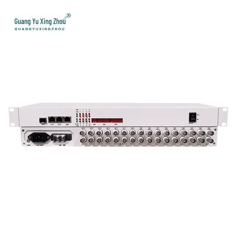 16E1 Reverse Ethernet IP to E1 Protocol Converter