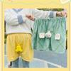 Elephant Shorts Casual Pants Slits Elastic Home Casual Shorts Pant