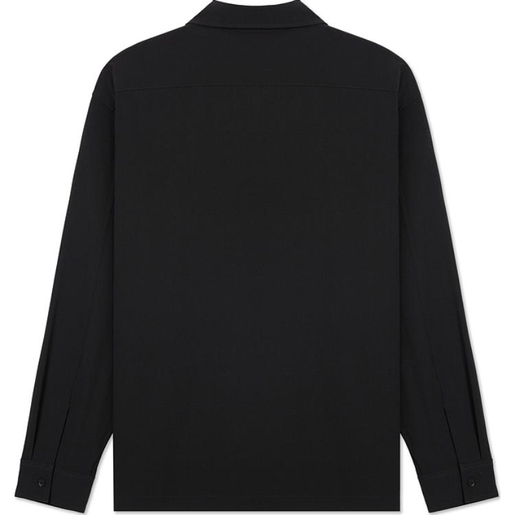 LACOSTE Shirts Men's Black Lapel Moderate CH9140-031