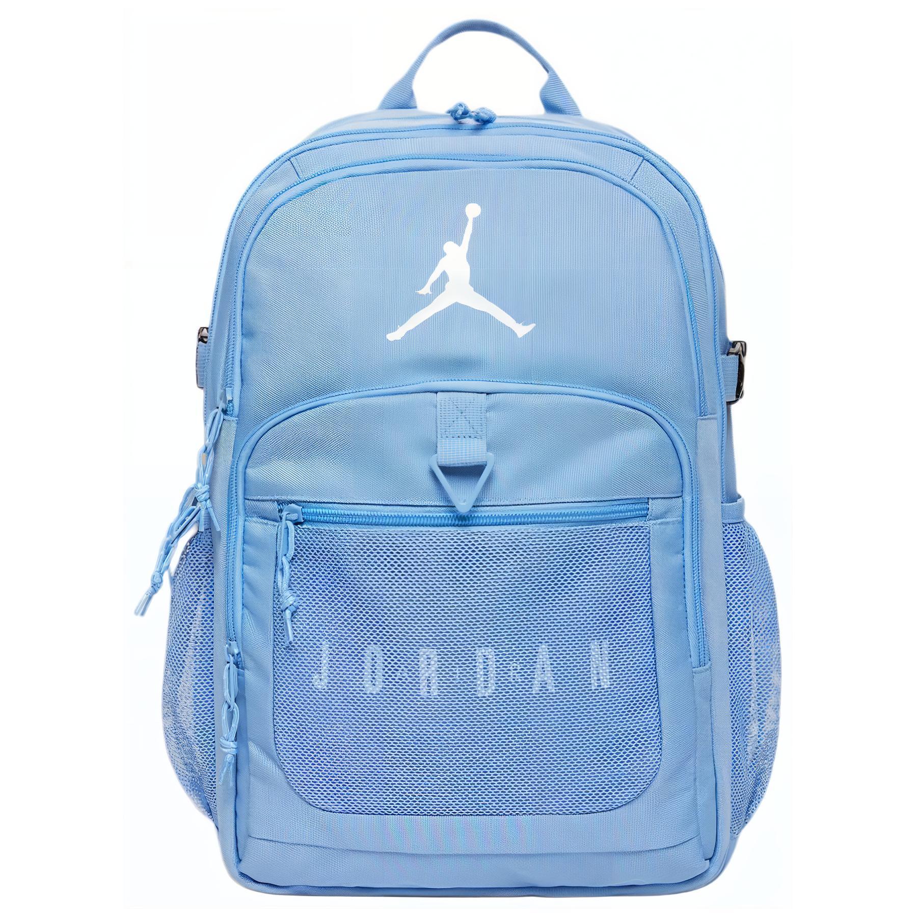 Jordan Logo Design Polyester Backpack Kids backpacks Blue IQ5331-407 Blue