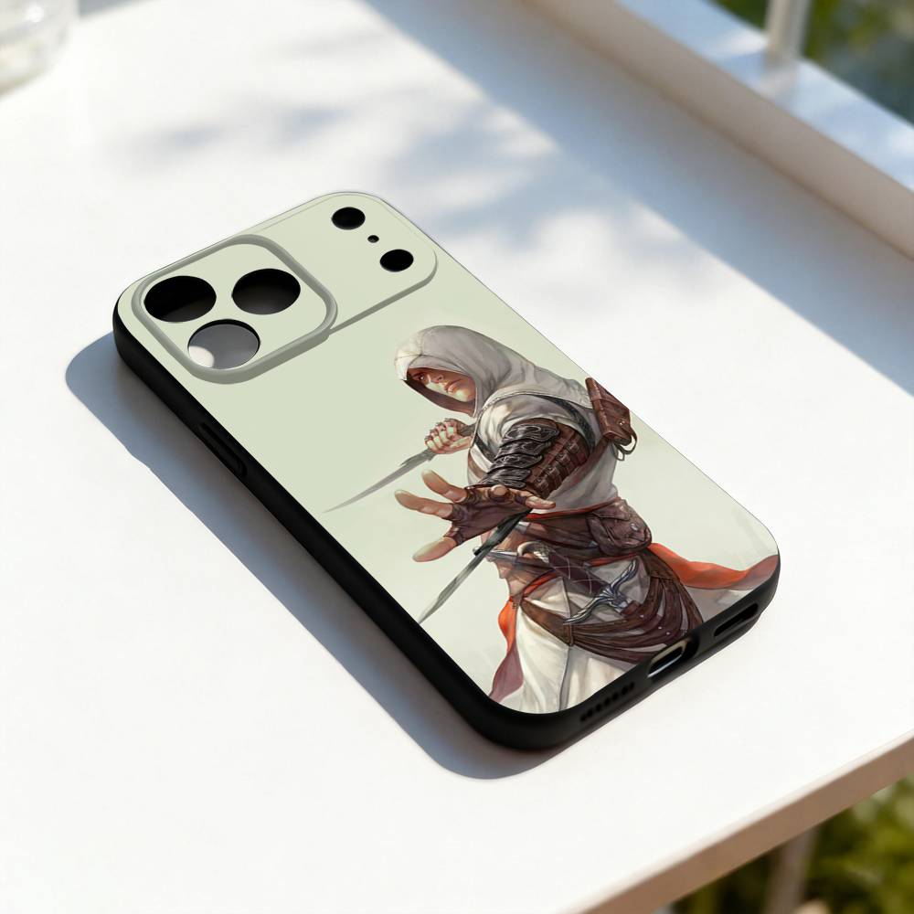 A-Assassins-s Cool C-Creed Phone Case For iPhone 17,16,15,14,13,12,11,Pro,Max,Plus,E,SE4,Air,Mini Black Soft Cover