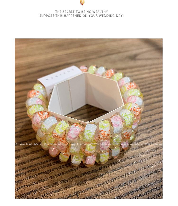 2024 Premium High-Elastic Hair Tie: No-Trace, High-End Ponytail Rubber Band Accessory