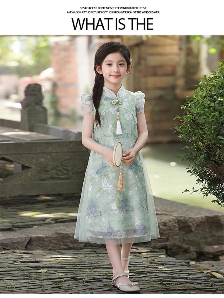 Children's Hanfu Chinese Style Summer Dress