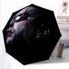 1pc Rammstein Automatic Open/close, Portable Folding Umbrella for Women & Men,Compact Parasol, Outdoor Accessory,, Durable Frame Yy250809210