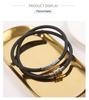 Men's Titanium Steel Negative Ion Silicone Choker Pendant - Unisex Fashion Jewelry