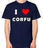 I Love Corfu T-Shirt Men Women Unisex Top