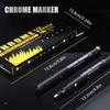 5 Pcs Chrome Mirror Marker Pen 2Mm Diy Reflective Paint Pens Permanent Gold Silver Copper Marker Model Painting Marking