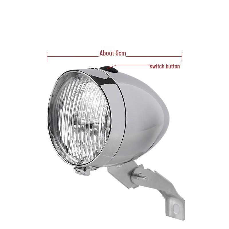 Vintage 3-LED Bicycle Headlight