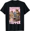 XHWJH Professionelles Jauler Lustiges Katzen-Meme T-Shirt