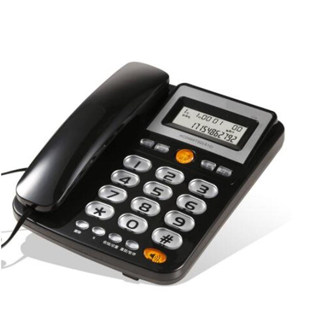 Big Button Corded Phone Hands Free Calls LCD Adjustable Brightness One Touch Speed Dialling Landline