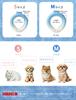 Dog Cooling Pet Neck Cooler Freezing Instant Luminous Extension Part Cooling Ring for Dog Summer Heat Small to Medium White x Size M Neck, [18℃