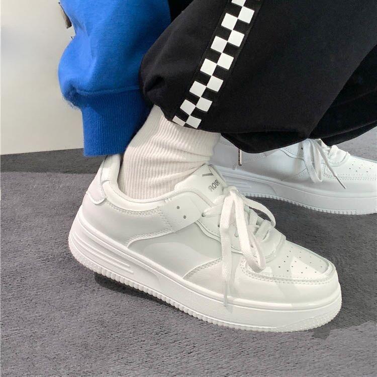 Туфли Campus Little White Shoes Platform White Shoes Women s Season Ins Trendy Board — фото 2